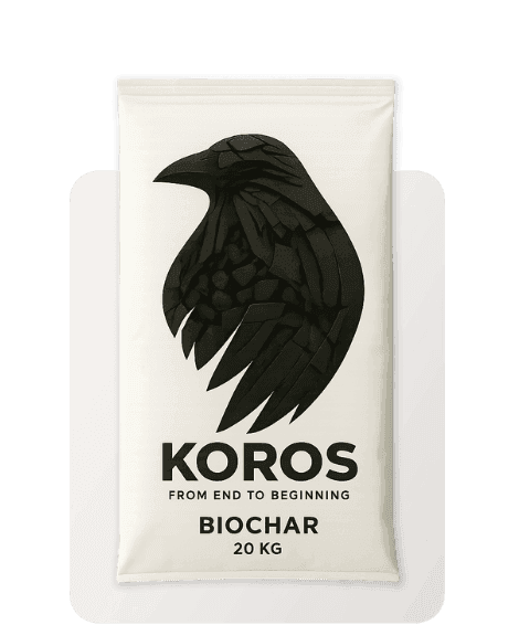 KOROS Biochar Packaging